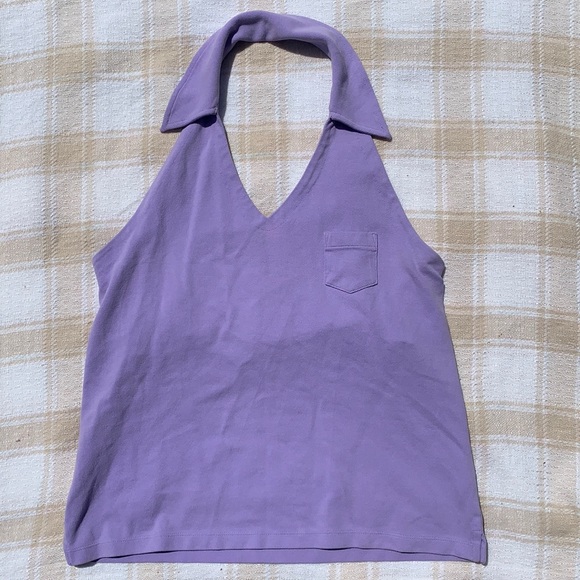 LOFT Tops - Ann Taylor Loft Petites Collar Halter Neck Tank